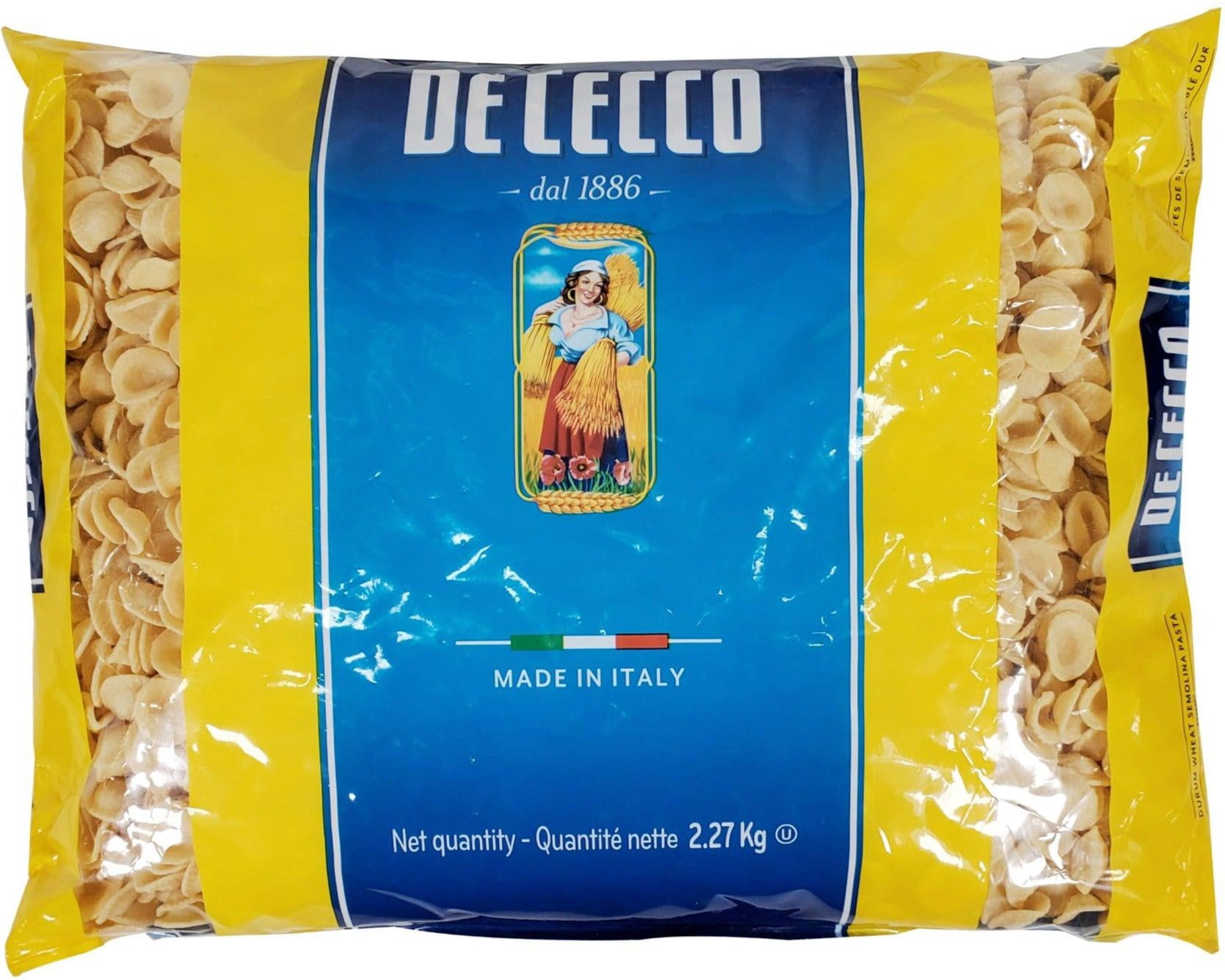 De Cecco - Pasta - Orecchiette - 5lb - 1ct - Authentic "Little Ears" Shape for Robust Sauces (1ct)