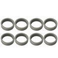 thumbnail image 1 of 8 Pcs Roues de Valise Housses Réduction de Bruit Absorption des Chocs Protection en Silicone, Protection contre les Rayures, Absorption des Chocs, Réduction de Bruit, 1 of 8