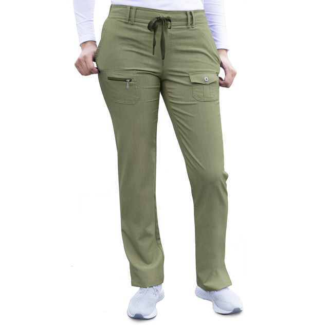 Adar Pro Heather Sarraus pour Femmes - Pantalon de Sarrau Fuselé Coupe Ajustée