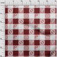 thumbnail image 3 of oneOone Rayon Maroon Fabric Craft Projects Decor Fabric Printed By The Yard 56 Inch Wide, 3 of 5