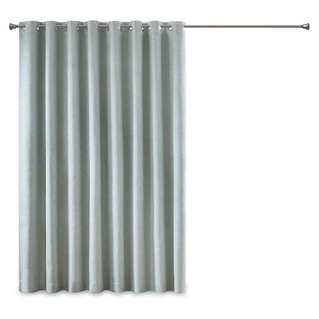 SunSmart Panneau de Fenêtre en Tissu Polyester Chiné Bleu Aqua