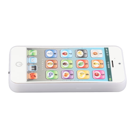 Jouet Téléphone pour Enfants en Forme de Simulation, Développement Visuel, Développement de l'Ouïe, Format Portable, Plastique Excellent, pour Enfant Tout-Petit Bébé Enfant