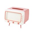 thumbnail image 2 of Home TV Shape Phone Holder Tissue Box, 2 In 1 Phone Stand Bracket, Large Tissue Slot, Hide Messy Tissues, Adjustable Height, Living Room Decor, 2 of 8