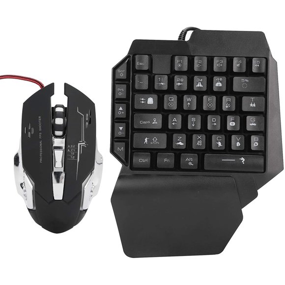 Hongkaii 753 Keyboard Mouse Converter for PS3/PS4/PS5/Xbox Series,USB Wired Mouse Keyboard Adapter Converter,for E-Sport Gaming,OTG Adapter,Plug and Play,Black CA710-3369
