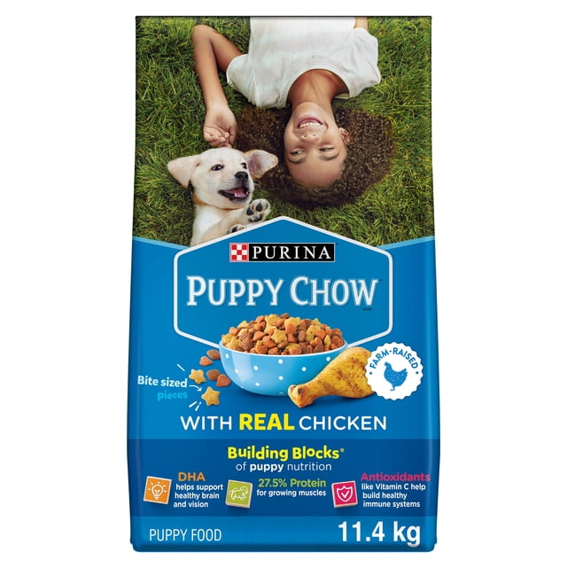 Purina Puppy Chow Complete with Real Chicken, Dry Puppy Food 11.4kg