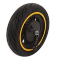 thumbnail image 1 of Scooter Front Wheel Replacement, Heat Dissipation 10 Inch Scooter Front Wheel Non Slip Rubber Tire  For Various Road, 1 of 8