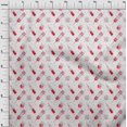 thumbnail image 4 of oneOone Tissu Popeline de Coton Rouge Ciseaux Matériel de Couture Tissu Imprimé au Mètre 56 Pouces de Large, 4 of 5