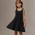 thumbnail image 4 of RXIRUCGD 2025 Vêtements d'Été pour Enfants Robe Décontractée Mignonne à Manches Courtes et Col Rond pour Enfants et Filles, 4 of 6