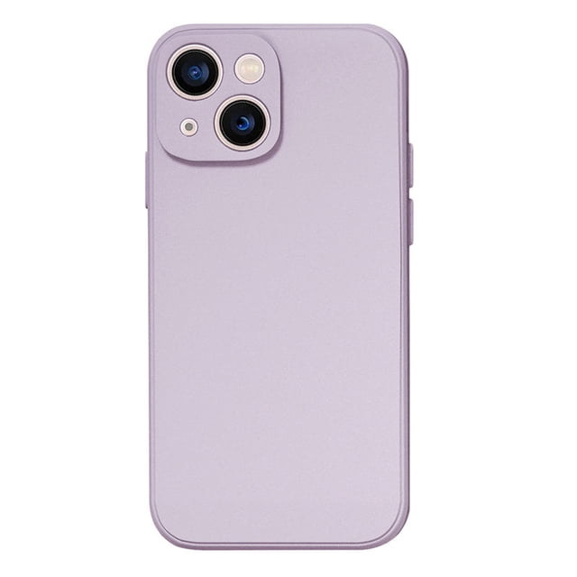 PANDACO Étui Coquille Souple Mat Pastel Violet pour iPhone 15 Plus
