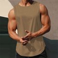 thumbnail image 1 of EOYWHK Men's Tank Tops Quick Drying Breathable Solid Color Muscle Shirts Sleeveless Crew Neck Lounge Tops for Gym Fitness, 1 of 9