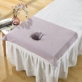 thumbnail image 4 of Half Table Hole Towel Grey Grey, 4 of 7