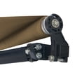 thumbnail image 4 of ALEKO Motorized Black Frame Retractable Home Patio Canopy Awning 12x10 ft, Sand Color, 4 of 9