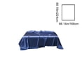 thumbnail image 3 of Chmadoxn Solid Color Blue Silk-Like Satin Bedspread 168x224cm Washable, 3 of 6