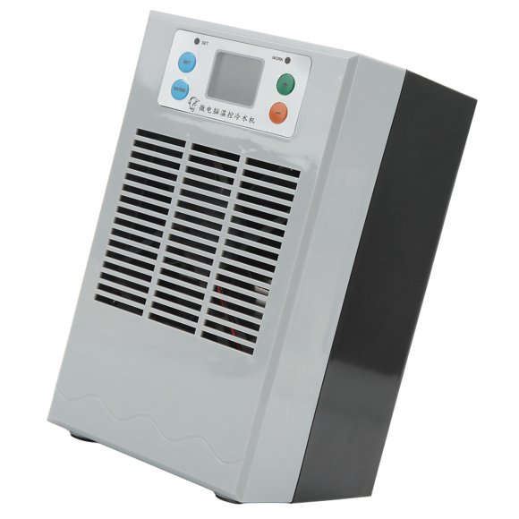 Electric Water Heater Chiller, Aquarium Heater ABS Housing Cooling Heating Equipment Digital Display Intelligent Temperature Control for Aquaculture 20L 70W