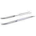 thumbnail image 2 of French Home Laguiole Stainless Steel Carving Knife & Fork Set, 2 of 3