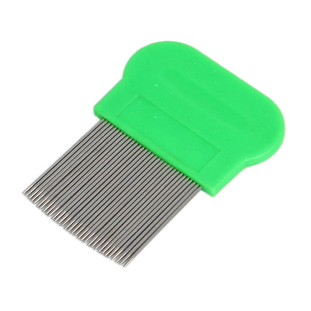 WIFKLSIIPG Hair Lice Comb Brushes Terminator Fine Egg Dust Nit Free Removal Stainless Steel