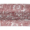 thumbnail image 5 of oneOone Velours Rouge Foncé Tissu à Blocs Matière de Robe Tissu Imprimé Tissu au Mètre 58 Pouces de Large, 5 of 5