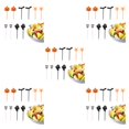 thumbnail image 3 of Wweixi 10x Durable Halloween Parti Décoration Élégant Apparence Commode de Stockage 5Set, 3 of 6