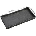 thumbnail image 1 of Plastic Tea Cups,Rectangular Water Cup Antislip Plastic Tray with Raised Edges,Multipurpose Serving Tray for Kitchen Living Room, 1 of 5
