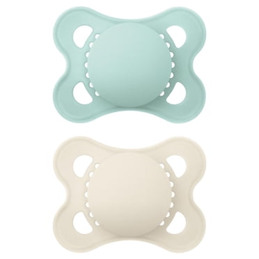 MAM Original Matte Pacifier (2 pack, 1 Sterilizing Pacifier Case), Pacifiers 0-6 Months, Unisex Baby Pacifier, Best Pacifiers for Breastfed Babies, Sterilizing Storage Case