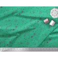thumbnail image 3 of Soimoi Green Poly Georgette Fabric Infographics Education Theme Print Fabric by Yard 52 Inch Wide, 3 of 3