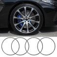 thumbnail image 1 of 4 Pcs Bande Protectrice de Moyeu de Roue Anti-Rayures Bande de Protection de Jante de Moyeu de Roue Élégante pour Voiture 19 Pouces, 1 of 7