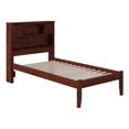thumbnail image 3 of AFI Newport Twin Solid Wood Platform Bookcase Bed in Walnut, 3 of 6