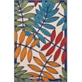 thumbnail image 1 of Home Roots Outdoor Multicolored Leaves Area Rug, 3' x 4', Durable, Easy to Clean, 1 of 1
