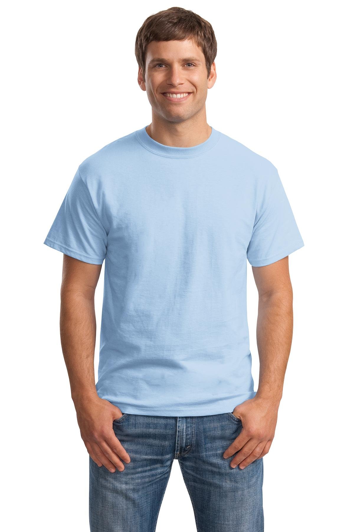 Hanes T-Shirt Adulte Sans Étiquette à Manches Courtes