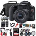 thumbnail image 2 of Canon EOS Rebel SL3 Appareil Photo Reflex Numérique avec Objectif 18-55mm (Noir) (3453C002) + 64 Go + Plus (Modèle International), 2 of 6