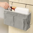 thumbnail image 4 of Birdeem Bedside Storage Organizer,Hanging Basket Shelf with Canvas Fabric and Metal Frame,for Bunk Beds and Home Use,Multiple Pockets Easy Installation Space Saver, 4 of 9