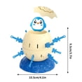 thumbnail image 3 of Cameland Mini Children's Board Game Pirate Barrel Insert Sword Penguin Party Skills Parent-child Interactive Game Pirate Desktop Toy Party Activity Comp Blue, 3 of 8