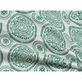 thumbnail image 5 of oneOone Rayon Green Fabric Block Sewing Craft Projects Fabric Prints By Yard 56 Inch Wide-N8, 5 of 5