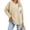 Yellow - Women T Shirt Sweatshirt, variant on CFLVAEK Waffle Knit Sweatshirts for Women Casual Solid Drop Shoulder Shirt Flowy Long Sleeve Going Out Shirts Oversized Crew Neck Ladies Fall Blouses
