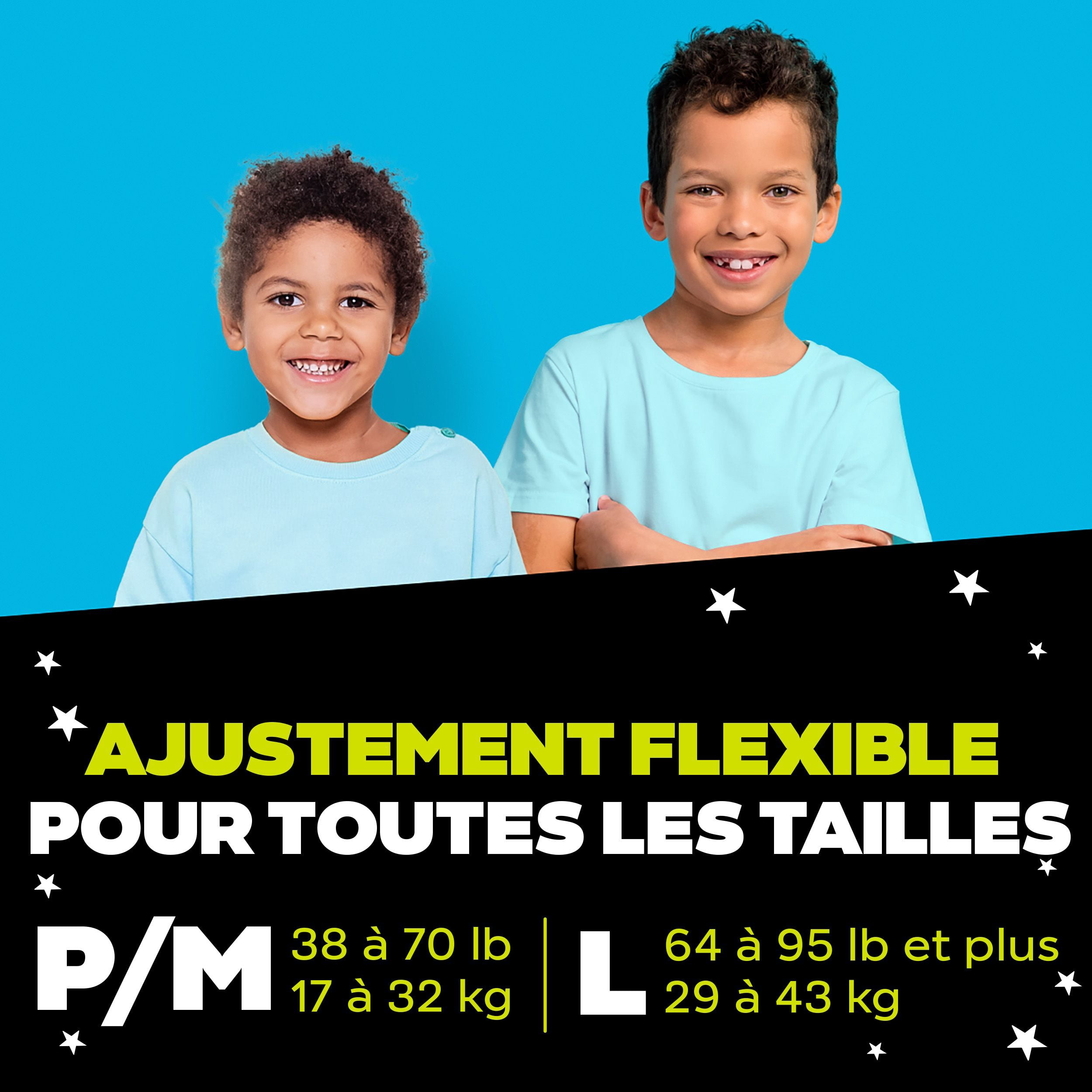 Ninjamas sous-Vêtements de Nuit pour Garçons contre l'Énurésie, Taille g (64-95+ lbs)