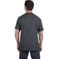 thumbnail image 2 of Hanes TAGLESS Men`s Pocket T-Shirt, L, Charcoal Heather, 2 of 4