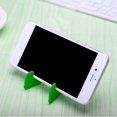 thumbnail image 3 of Xingzhi Phone Stand V-Shape Folded Adjustable Tablet Support Portable Table Holder Mobile Phone Accessory, Green, 3 of 7