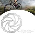 thumbnail image 3 of Disque de Frein en Acier à 6 Trous, Dissipation de Chaleur pour Vélo de Montagne, 3 of 8