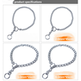 thumbnail image 4 of Lot de 3 Collier Étrangleur d'Entraînement pour Chien à Chaîne Robuste, 4 of 4
