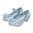 thumbnail image 1 of 2025 Sandals Closed Toe Sandals Heels Wedding Party Shoes Spring Sandals For Sequins Bow For Toddler, 1 of 9
