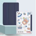 thumbnail image 1 of Tablet Cover For Samsung Galaxy Tab A 10.1'' (2019) Leather Smart Folio Case For SM-T510 SM-T515 Protective Cases capa Navy(A4 Sticker) SM-T510 SM-T515, 1 of 6