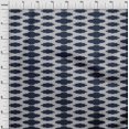 thumbnail image 3 of oneOone Georgette Viscose Fabric Plus Sign Kasuri Print Fabric By Yard 42 Inch Wide, 3 of 4