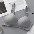 thumbnail image 2 of Timegard Seamless Bras for Women No Underwire Lace Front Button Closure Underwear Comfort Daily Bra, 2 of 3