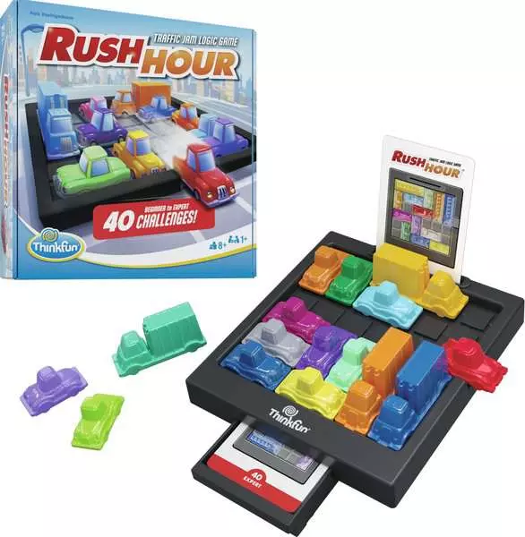 Rush Hour Traffic Jam Logic Game, by Thinkfun