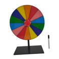 thumbnail image 1 of Abbracc Ensemble de Plateau Tournant de Prix de Table Roue de Fortune pour Supermarchés Restaurant Fête 14 Cases, 1 of 9