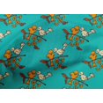 thumbnail image 4 of oneOone Cotton Poplin Fabric Leaves|Bird & Floral Block Print Sewing Fabric BTY 42 Inch Wide, 4 of 4