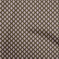 thumbnail image 1 of oneOone Viscose Chiffon Brown Fabric Geometric Craft Projects Decor Fabric Printed By The Yard 42 Inch Wide, 1 of 5