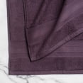 thumbnail image 2 of hometrends Solid 100% Cotton Bath Towel, 1 Piece, 550 GSM, Highly Absorbent & Soft Bathroom Towel, Dark Purple, 2 of 3