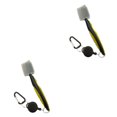 thumbnail image 3 of Redempat Stainless Steel Golf Club Brush Portable Solid Color Shoe Brushes Yellow with Lid 2Set, 3 of 6
