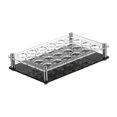 thumbnail image 4 of Rongfmy Support de Verre Acrylique Plateau de Service pour Verres Base Lourde 24 Trous Noir, 4 of 9